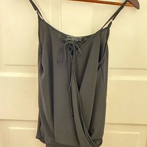 Black Tank Blouse- Perfect for club/bar